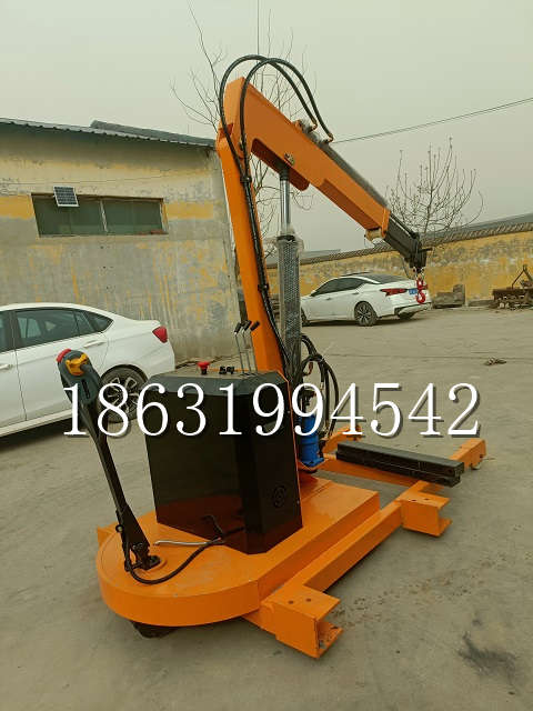 安泽县自卸车厢随车吊 自制轮式四不像起重机 四驱平板吊 5吨 贵盛